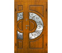 Входная дверь Arma Ковка модель 304/4 Vinorit Орех темный