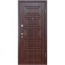 Входная дверь Медведь М-2 (МДФ + МДФ) Орех темный